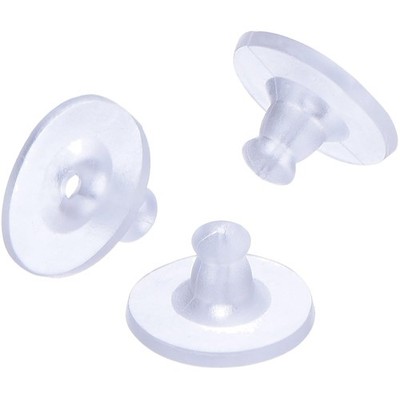 Ohrring Stopper Gummi Klemm Verschluss Schmuck sicher 100 Stück