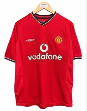 Umbro Sportwool Manchester United Red Soccer Jersey - Men's M