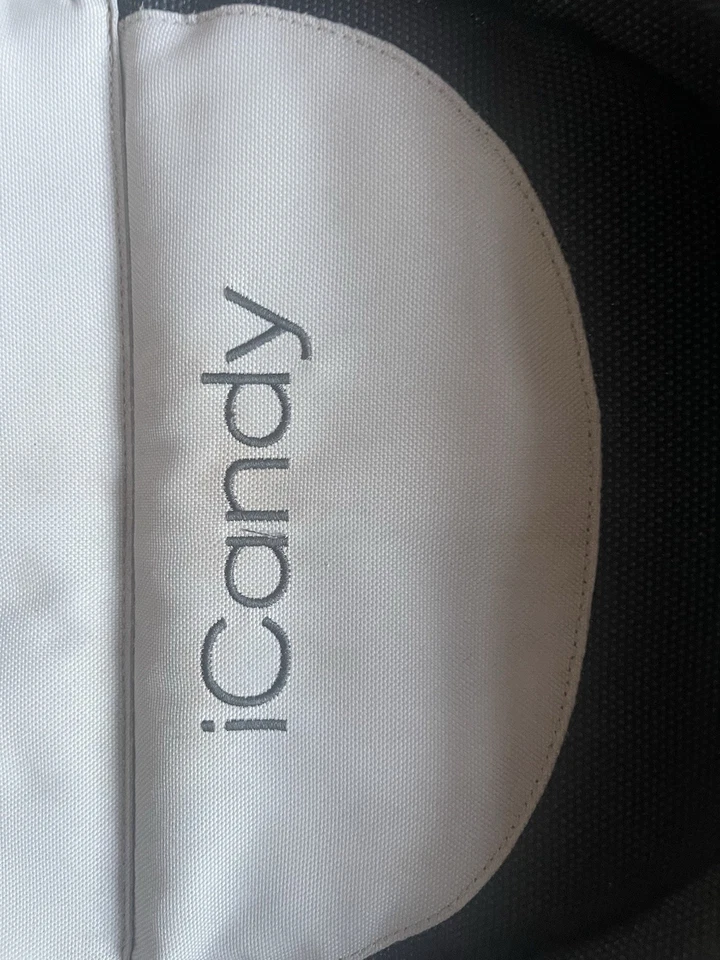 iCandy Peach Black and Beige Pushchair Stroller - Image 4 of 4