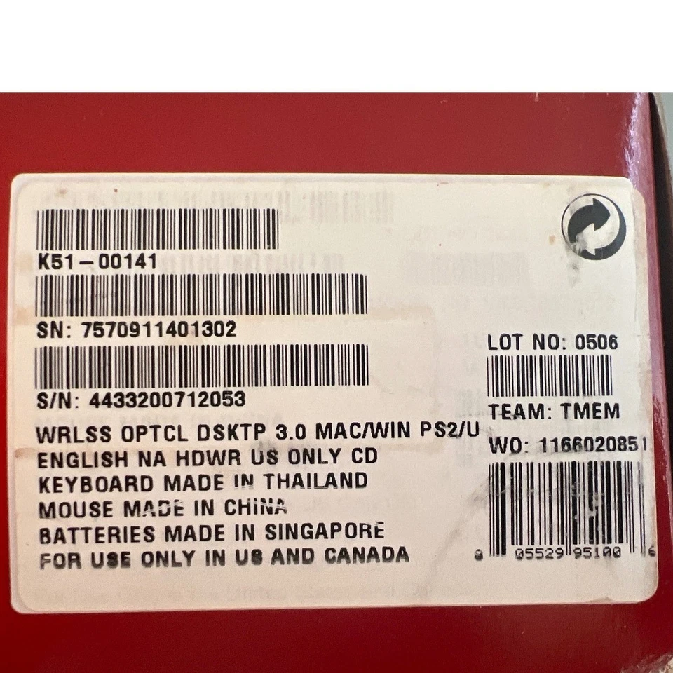 Microsoft Wireless Optical Desktop Keyboard Mouse Combo Comfort Edition - Image 4 of 4