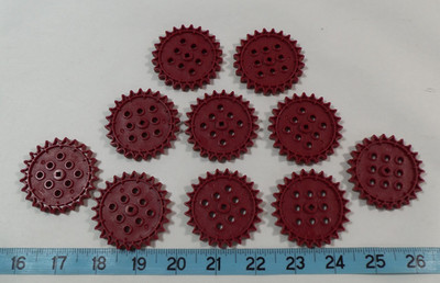 Lot of 10 Vex IQ 24-Tooth Sprockets Add-On Pieces Extras Robotics Educational