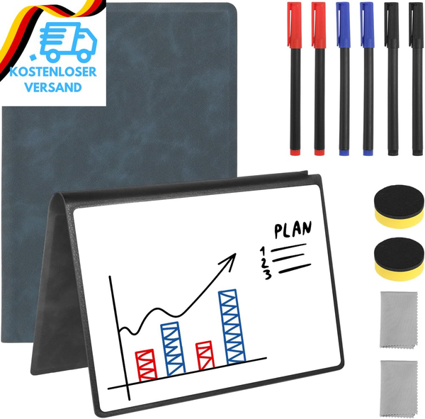 2 StüCk Mini Whiteboard A5 Whiteboard Klein Tragbar Abwischbares Mini Whiteboard-image