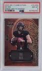 2023 Wild Card 7 Card Studs Bo Nix RNBW HRT R Orange #7CHR4 PSA NM-MT 8 /7