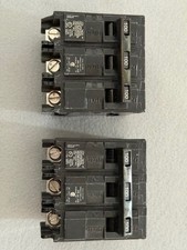 2X New Siemens Q3100 Circuit Breaker 100 Amps, 3 Poles, 240V see photo chipped