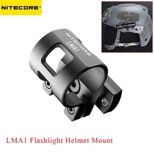 Nitecore LMA1 Rotary Helmet Mount Torch Headlamp Accessories 25.4mm Flashlights