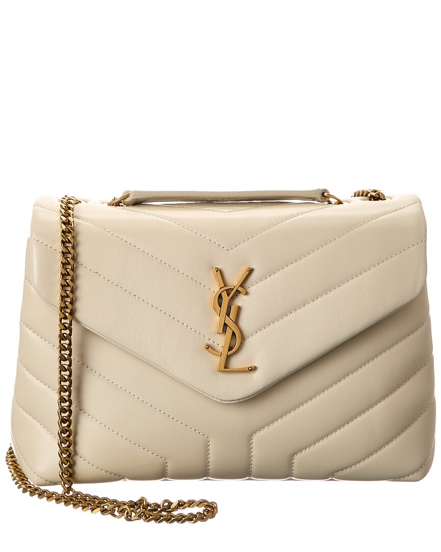 Borsa a tracolla Saint Laurent Loulou piccola in pelle Matelasse Y da donna