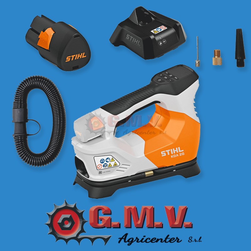 Compressore Portatile STIHL KOA 20 KIT con Batteria AS 2 | Stile e Potenza