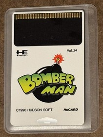 Bomberman PC Engine HuCard Japan Import US Seller TESTED