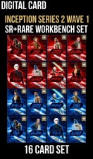 INCEPTION SERIES 2 WAVE 1 SR+R WORKBENCH 16 CARD SET TOPPS STAR WARS TRADER 2026