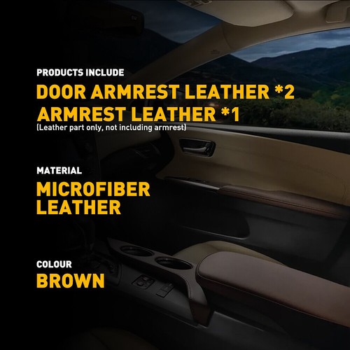 Console Lid Armrest & Door Panel Cover Accessories For Toyota Avalon 2013-18 - Picture 13 of 19