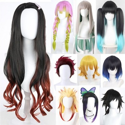 Anime Dämon Slayer Kimetsu No Yaiba Kamado Nezuko Perücken Halloween Cosplay DE