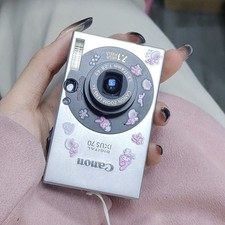 Canon IXUS 70 Digital Camera 7.1MP 3X Optical CCD Vintage - Silver English