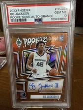2023 Phoenix GG Jackson Il RC Rookie Signs Orange AUTO /49 PSA 10 GEM MINT