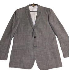 Brooks Brothers Suit Jacket Men Gray Wool Regent Explorer Fit Blazer 44R