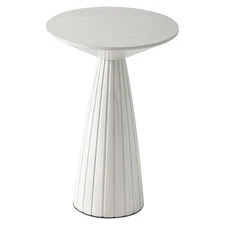 COZAYH Pedestal Small Drink Round Martini Table for Living Rooms or Bedrooms