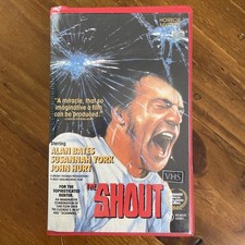 THE SHOUT VHS RARE  Premiere Horror Big Box 1990 Alan Bates / John Hurt Roadshow