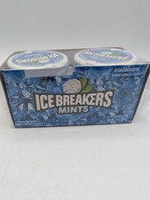 Ice Breakers Cool Mint Sugar Free Mints Tins 1.5 oz Pack of 8