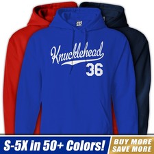 Knucklehead 36 Script HOODIE  1936 EL UL FL Chopper Bobber Hooded Sweatshirt