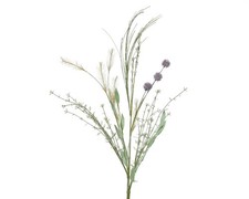 Kunstblumenzweig 70cm künstliche Wildblumen Gräser Dekoblumen Seidenblumenstrauß