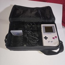 Nice Nintendo Game Boy Original DMG-01 Gray Console Tetris Case Cords Tested