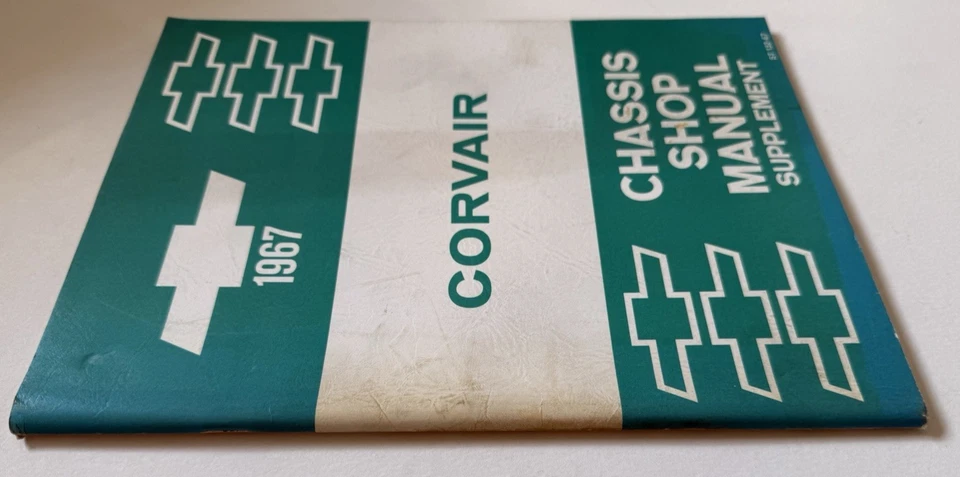 Chevrolet Corvair 1967 chasis manual de taller suplemento ST-132-67 Foto 4 de 4