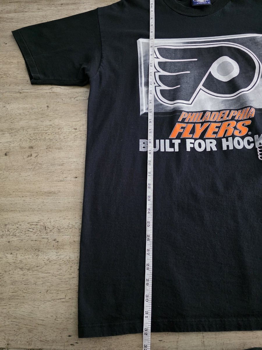 Vintage 90s Philadelphia Flyers NHL Black T-shirt Sz XL Single