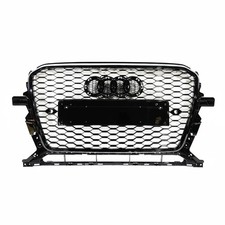 New Honeycomb Grill for Audi Q5 / SQ5 2013-2016 Prefacelift Grille Gloss Black