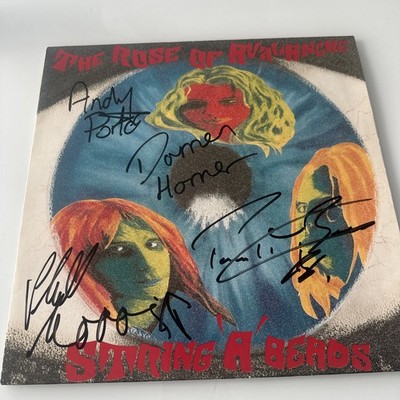 The Rose Of Avalanche String A beads LP Vinyl Mit Autogrammen