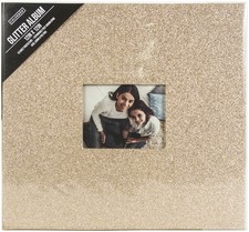 Colorbok Scrapbook Box Kit-Solid Glitter Gold