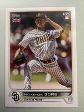 MacKenzie Gore 2022 Topps UK Edition Rookie RC San Diego Padres #60