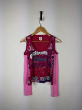 T-shirt manica lunga Miss Sixty Archive Pinklady Space taglia L rosa
