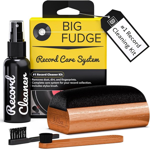 Big fudge Vinyl Schallplatten Reinigung Set - 4-In-1 Vinyl Cleaning Kit --image