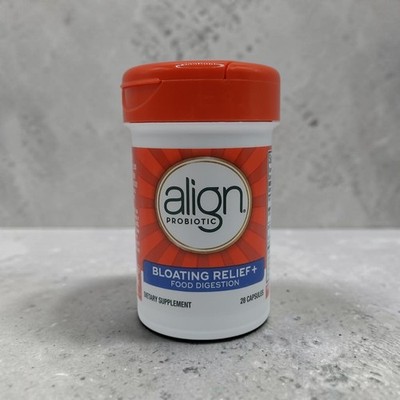 Align Probiotic Bloating and Gas Relief and Food Digestion 28ct E: 12/27 Sealed
