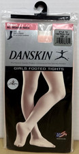 Danskin Student All-Occasion Girls Theatrical Pink Footed Tights Style703 Sz LG