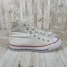 Converse Chuck Taylor All Star High Top White Canvas Sneakers M7650 Womens 6.5