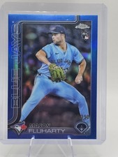 2025 Topps CHROME Update MASON FLUHARTY ROOKIE Blue Refractor /150 #USC161