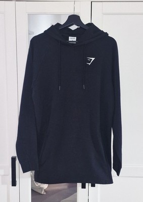 Gymshark Hoodie - Model: React Hoodie slim fit - Gr: M - schwarz - TOP
