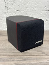 Bose Acoustimass Single Cube Satellite Surround Sound Speaker Black Redline