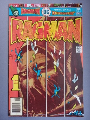 RAGMAN #1 (Kanigher/Redondo) DC Comics 1976 Joe Kubert Cover VFN-