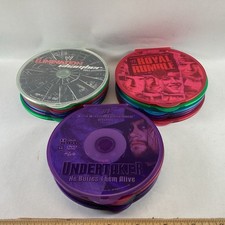 Lot of 19 Loose Wrestling DVD’s WWE Various Events Wrestlers Tested Working