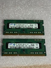 Samsung 2 x 2GB 4GB Laptop RAM Memory 1Rx8 PC3-10600S M471B5773DH0-CH9 TESTED