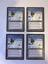 MTG - 4x Adarkar Wastes x4 - Ice Age - English - Light/Moderate Play Condition