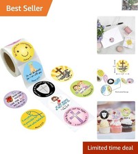 200 Christian Bible Verse Stickers for Kids - Colorful Party Decor Education
