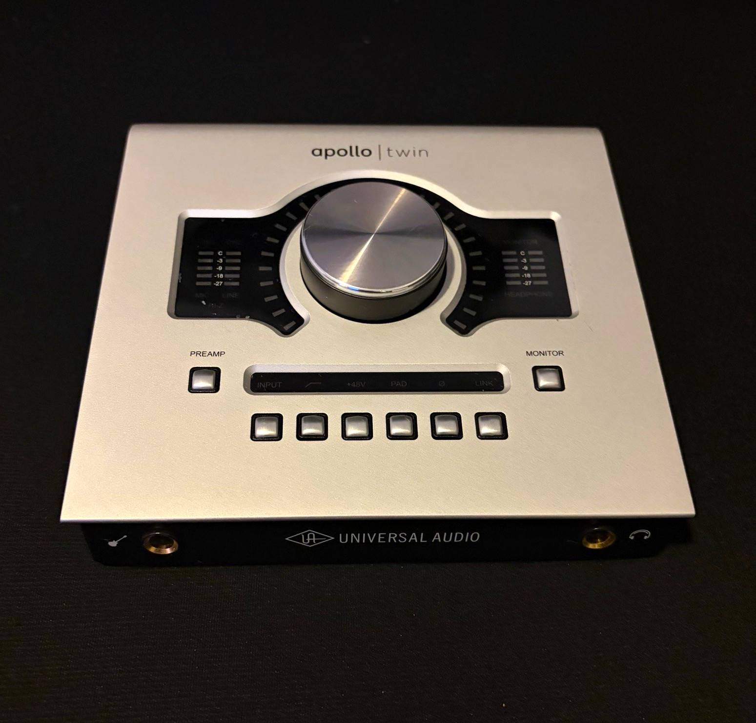 Universal Audio Apollo Twin USB 3.0 Desktop Interface, 2 Mic Inputs, Phantom