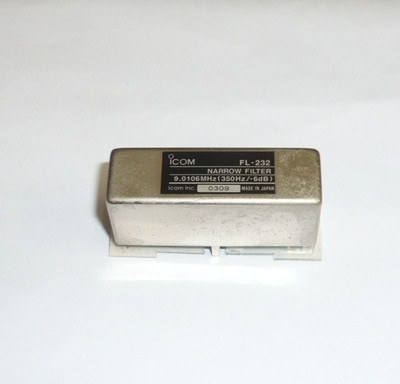 Icom FL-232 350HZ Narrow CW Filter IC-R75 /IC-756/ IC-706MKIIG /IC