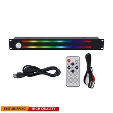 LED64X2 128-LED Music Spectrum Display Rhythm VU Meter Voice Control Wired Input