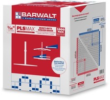 BARWALT 1/16" PLS Max bases, 1000pc - 15PLSMAX1000
