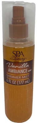 SPA Luxury Vanilla Ambiance Shimmer Mist Spray 6 fl oz NEW SHIPS IN 24 HOURS 