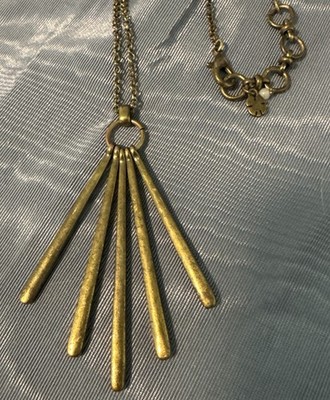 Gorgeous Vintage Lucky Brand Necklace With Multi Stick Pendant