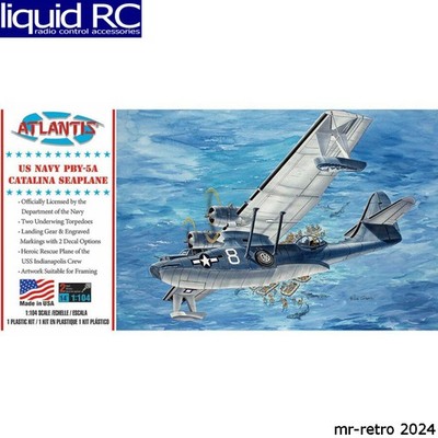 Atlantis Models M5301 PBY-5A Catalina US Navy Seaplane Model Kit 1:104 ...